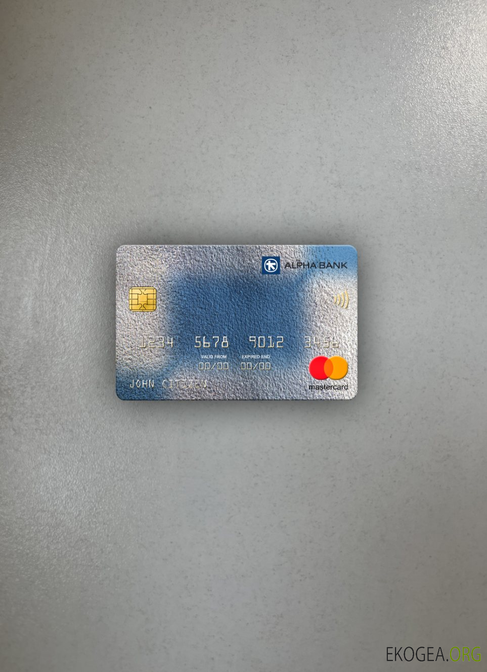 Roumanie Alpha Bank mastercard photolook recto